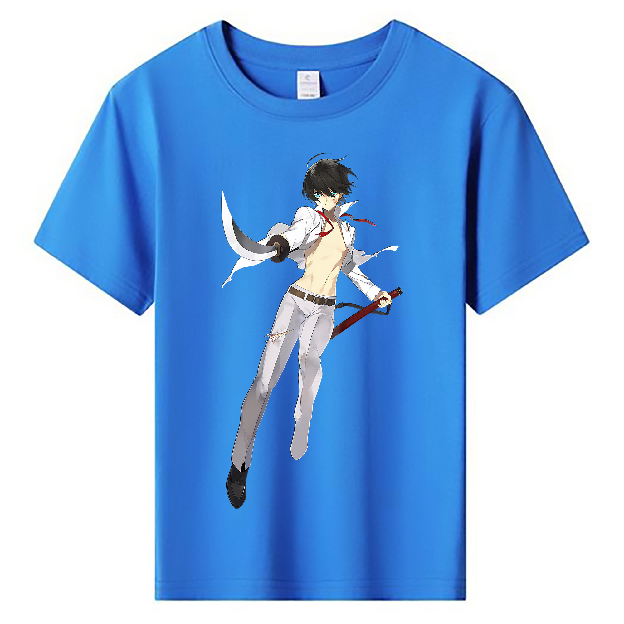 （画像用） 刀剣乱舞 Touken Ranbu 綿100％キッズTシャツ（フロントプリント）